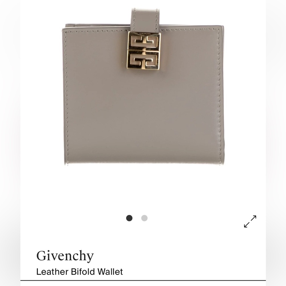 Givenchy Leather Bi-Fold Wallet